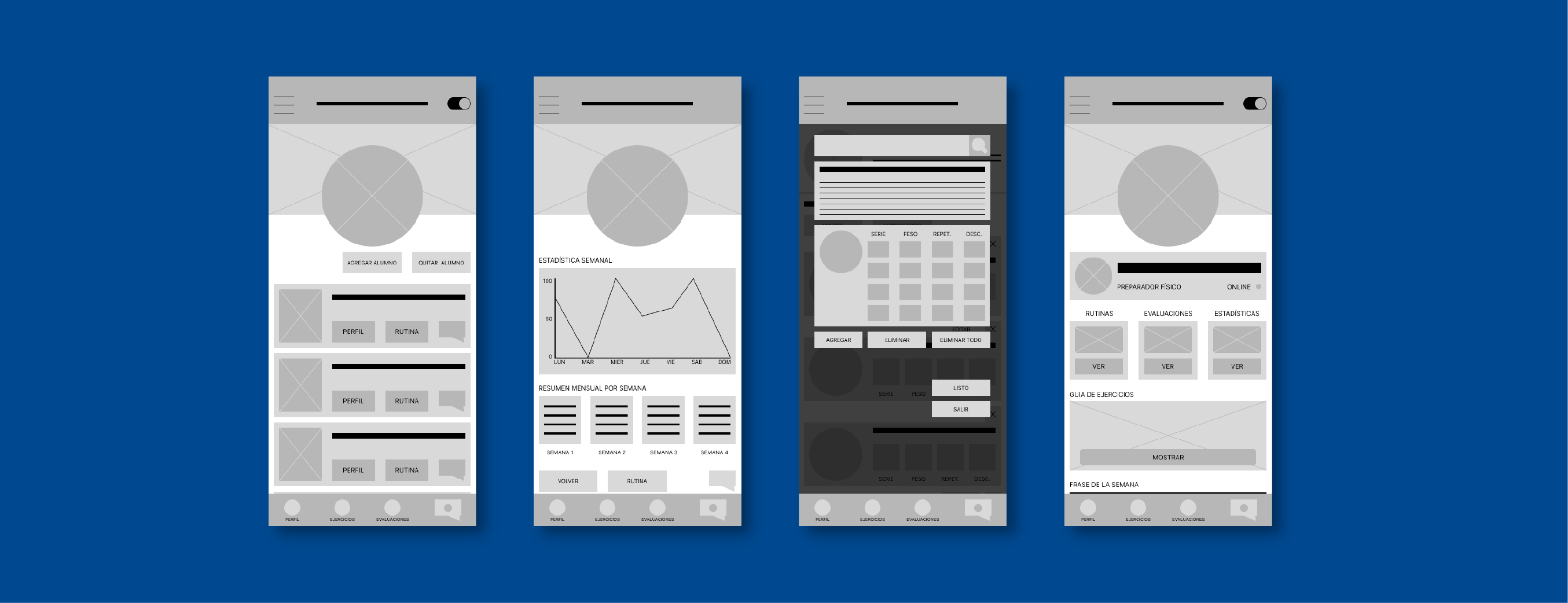 Digital Page Layouts Grayscale Wireframes
