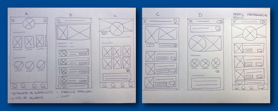 Paper Sketches and Wireframes