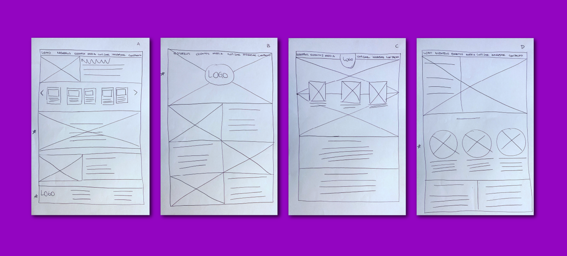 Paper Schemes Wireframes
